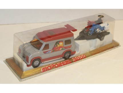 DODGE CARAVAN AVEC MOTOS 1/36 MAJORETTE