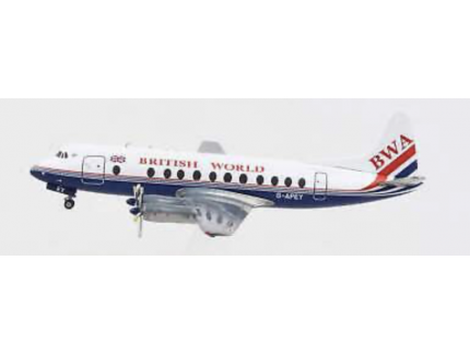 VICKERS VISCOUNT 800 25TH ANNIVERSARY LAST VISCOUNT PASSENGER FLIGHT HERPA 1/200°