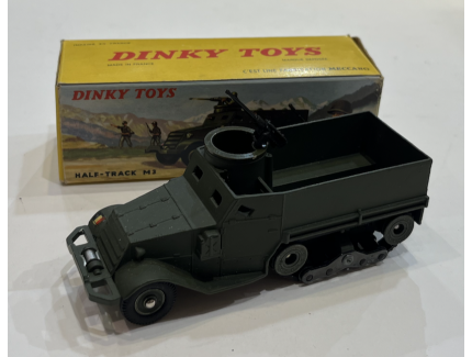 HALF TRACK M3 AVEC MITRALLEUSE DINKY TOYS 1/43