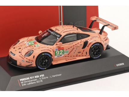 PORSCHE 911 RSR #92 24H LE MANS 2018 IXO 1/43°
