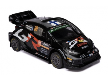 TOYOTA GR YARIS RALLY1 HYBRID #69 K.ROVANPERA - J.HALTTUNEN WINER SAFARI RALLY KENYA 2024 IXO 1/18