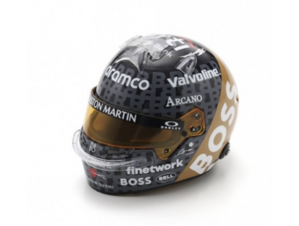 CASQUE Fernando Alonso - Aston Martin Aramco F1 Team - GP Angleterre 2024 1/5 SPARK