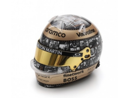 CASQUE Fernando Alonso - Aston Martin Aramco F1 Team - GP Mexique 2024 1/5 SPARK