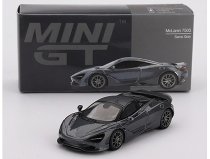 MCLAREN 750S Saros Grey 2024 1/64 MINI GT