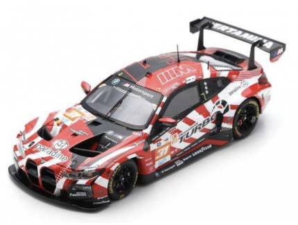 BMW M4 GT3 NO.31 TEAM WRT 2ND LMGT3 CLASS LE MANS 24H 2024 A. FARFUS - D. LEUNG - S. GELAEL SPARK 1/43