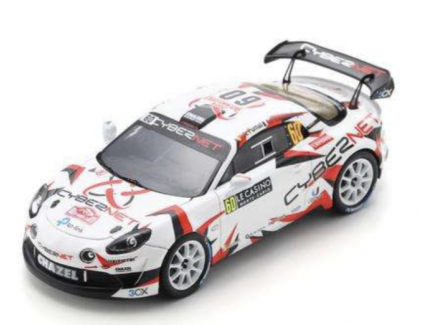 ALPINE A110 RALLY RGT NO.60 CHAZEL TECHNOLOGIES COURSE 4TH RGT RALLY MONTE CARLO 2024 A. FUMAL - J. ESCARTEFIGUE SPARK 1/43