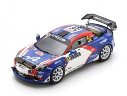 ALPINE A110 RALLY RGT NO.58 CHL SPORT AUTO RALLY MONTE CARLO 2024 R. ASTIER - D. GIRAUDET SPARK 1/43