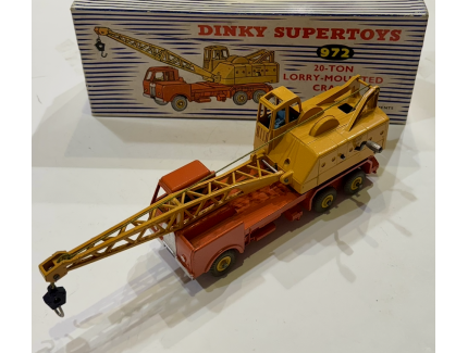 20 TON LORRY - MOUNTED CRANE "COLES" DINKY TOYS 1/43
