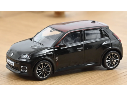 Renault 5 E-Tech 100% Electric 2025 Diamond Black & red deco 1:43 NOREV