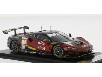 FERRARI 296 GT3 N°66 JMW Motorsport 24H Le Mans 2024 G. Petrobelli - L. ten Voorde - S. Yoluc 1/43 LOOKSMART