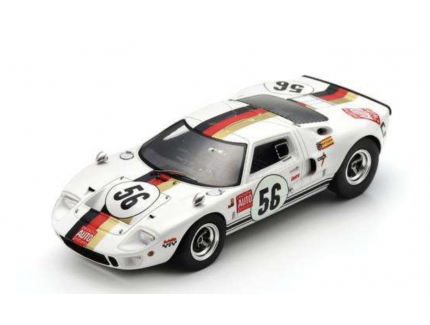 FORD GT40 NO.56 6TH 1000KM NÜRBURGRING 1969 R. JÖST - H. KELLENERS SPARK 1/43