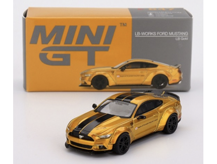 FORD MUSTANG LB-WORKS LB GOLD 2017 1/64 MINI GT