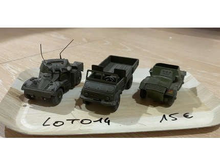 LOT MILITAIRE 1/43