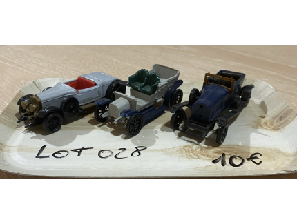 LOT VOITURE CLASSIC 1/43