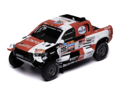 TOYOTA GR DKR HILUX T1+ (GR) #205 G.DE VILLIERS - D.MURPHY RALLY DAKAR 2023 IXO 1/43