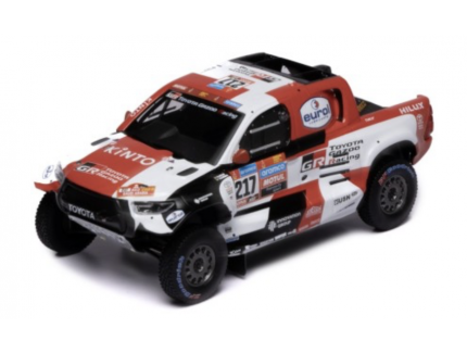 TOYOTA GR DKR HILUX T1+ (GR) #217 H.LATEGAN - B.CUMMINGS RALLY DAKAR 2023 IXO 1/43