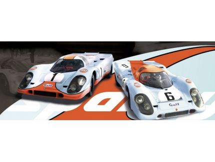 PORSCHE 917 Gulf N°1 & N°6  1/64 SAPRK