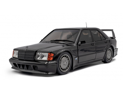 MERCEDES-BENZ 190 (W201) EVO II – SOLIDO WORKS BLACK – 1990 SOLIDO 1/18