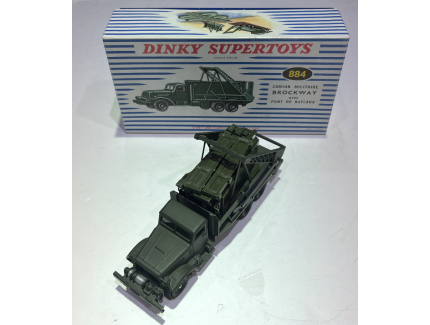 BROCKWAY MILITARY TRUCK WITH BOAT DECK DINKY 1/43