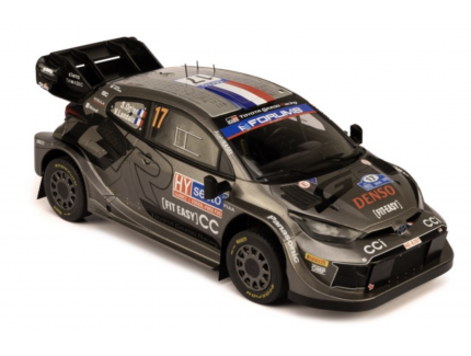 TOYOTA GR YARIS RALLY1 HYBRID #17 S.OGIER - V.LANDALS WINNER RALLY FINLAND 2024 1/18 IXO