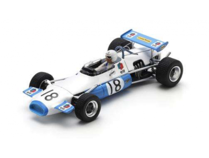 BRABHAM BT30 NO.18 PAU GP F2 1970 JACK BRABHAM SPARK 1/43