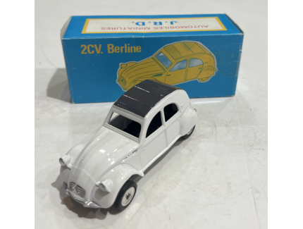 CITROEN BERLINE 2CV BLANC  JRD  1/43°