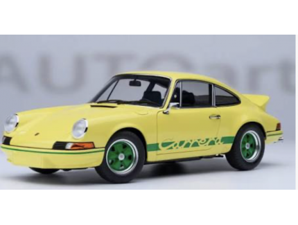 Porsche 911 Carrera RS 2.7 jaune / vert AUTO ART 1/18°