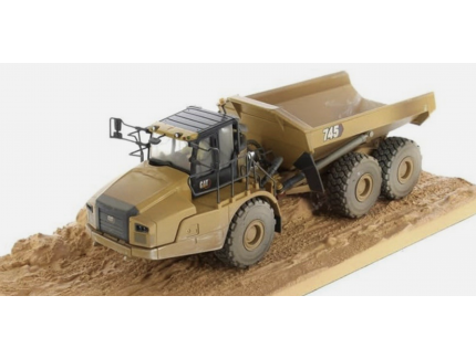 CAT 745 WEATHERED ARTICULATED TRUCK DIE CAST MASTER 1/50