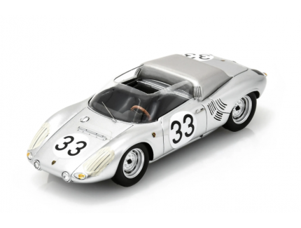 PORSCHE 718 RS61 SPYDER NO.33 5TH LE MANS 24H 1961 M. GREGORY - B. HOLBERT SPARK 1/43