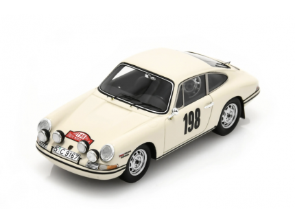 PORSCHE 911 T/R NO. 198 RALLY MONTE CARLO 1968 S. ZASADA - J. DOBRZAŃSKI SPARK 1/43