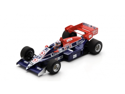 LIGIER JS23 NO.25 BRITISH GP 1984 FRANÇOIS HESNAULT SPARK 1/43