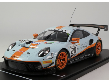 PORSCHE 911 GT3 R 4TH SPA 2020 IXO 1/18