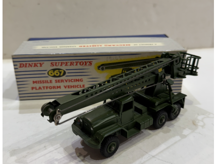 MISSILE SERVICING PLATFORM VEHICLE DINKY TOYS 1/43