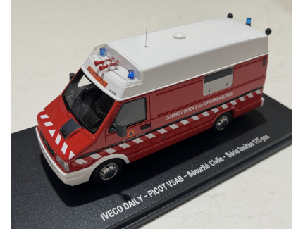 IVECO DAILY PICOT VSAB SECURITE CIVIL ALERTE 1/43