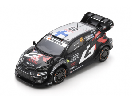 TOYOTA GR YARIS RALLY1 NO.69 TOYOTA GAZOO RACING WRT 4TH RALLY MONTE CARLO 2025 K. ROVANPERÄ - J. HALTTUNEN SPARK 1/43
