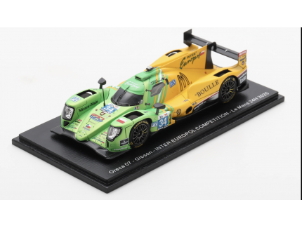 ORECA 07 - GIBSON NO.34 INTER EUROPOL COMPETITION LE MANS 24H 2025 N.BOULLE -  J.SIMMENAUER - L.GHIOTTO SPARK 1/43