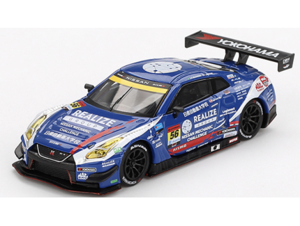 Nissan GT-R NISMO GT3 #56 " REALIZE NISSAN MECHANIC CHALLENGE GT-R" 2023 SUPER GT SERIES 1/64 MINI GT