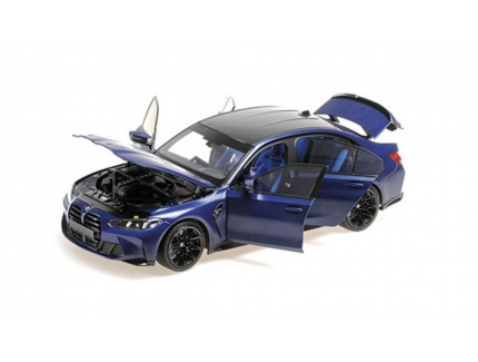 BMW M3 2024 Matt Blue Metallic Minichamps 1/18