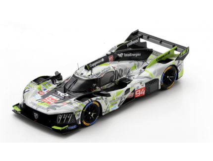 PEUGEOT 9X8 NO.94 PEUGEOT TOTALENERGIES LE MANS 24H 2025 L. DUVAL - M. JAKOBSEN - S. VANDOORNE 1/43 SPARK