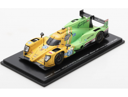 ORECA 07 - GIBSON NO.43 INTER EUROPOL COMPETITION WINNER LMP2 CLASS LE MANS 24H 2025 J. SMIECHOWSKI - T. DILLMANN - N. YELLOLY 1/43 SPARK 1/43 SPARK