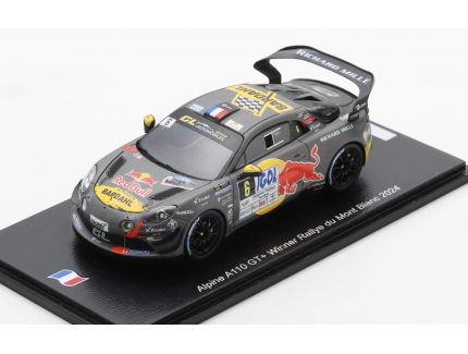 ALPINE A110 GT+ WINNER RALLYE DU MONT BLANC 2024 SÉBASTIEN LOEB - LAURÈNE GODEY 1/43 SPARK