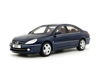 Peugeot 607 3.0 V6 Phase 2 Blue Montebello 2008 OTTO 1/18