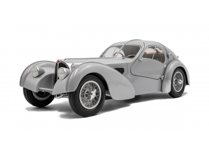 BUGATTI ATLANTIC TYPE 57 SC  MAT SILVER SOLIDO 1/18