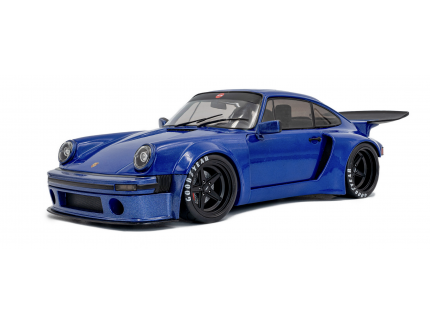 KS-R BY KHYZYL SALEEM  DARK BLUE METALLIC SOLIDO 1/18