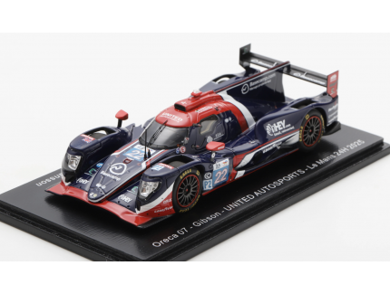 ORECA 07 - GIBSON NO.22 UNITED AUTOSPORTS LE MANS 24H 2025 R. VAN DER ZANDE - P. FITTIPALDI - D. HEINEMEIER HANSSON SPARK 1/43