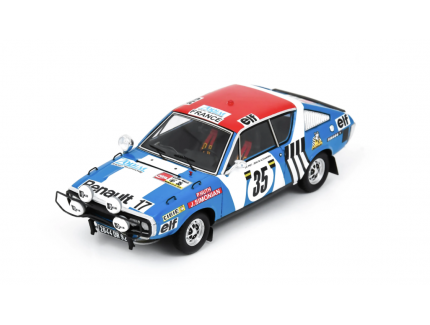 RENAULT 17 NO.35 RALLYE EAST AFRICAN SAFARI 1975 J-F. PIOT - J. DE ALEXANDRIS SPARK 1/43