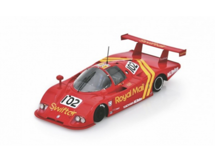 ECOSSE C 286 N°102 8ème 24H Le Mans 1987 D. Leslie - R. Mallock - M. Duez SPARK 1/43