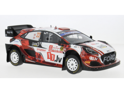 FORD PUMA RALLY1 #22 M.SESKS - R.FRANCIS RALLY POLAND 2024 IXO 1/18