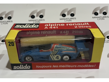 ALPINE RENAULT A442B V6 2L 1978 SOLIDO 1/43°