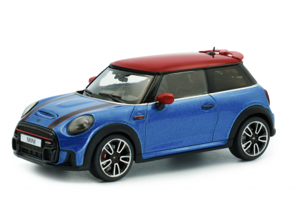 MINI COOPER JOHN COOPER WORKS BLUE SOLIDO 1/43